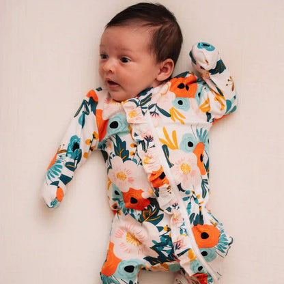 MAGNOLIA FOOTED JAMMIES by Milk Snob