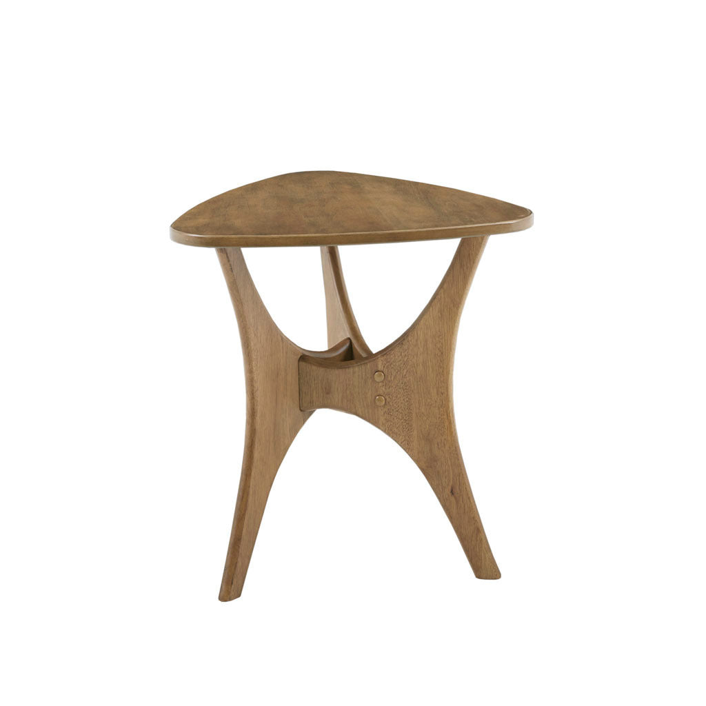 Triangle Wood Side Table by Blak Hom