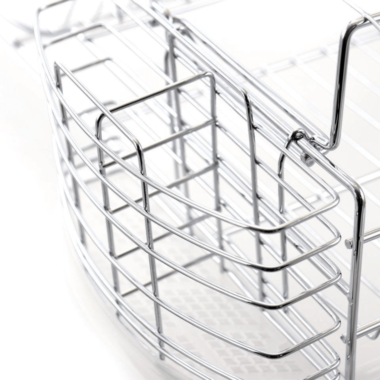 Better Chef 22" 2-Tier Chrome Deluxe Dish Rack by Jupiter Gear Home