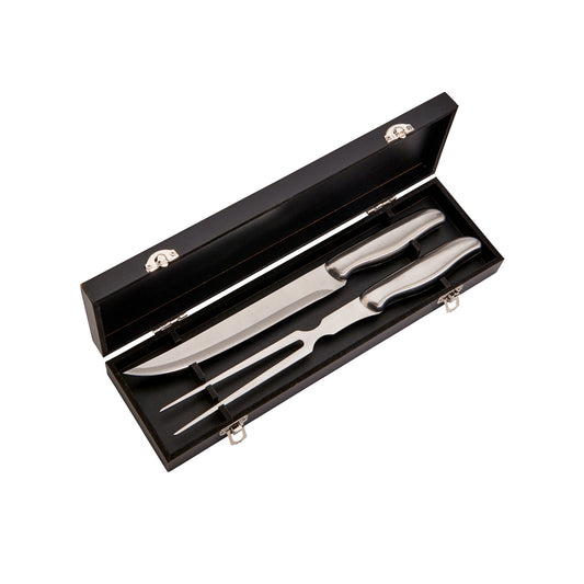 2 Piece Stainless Steel Carving Set by Creative Gifts