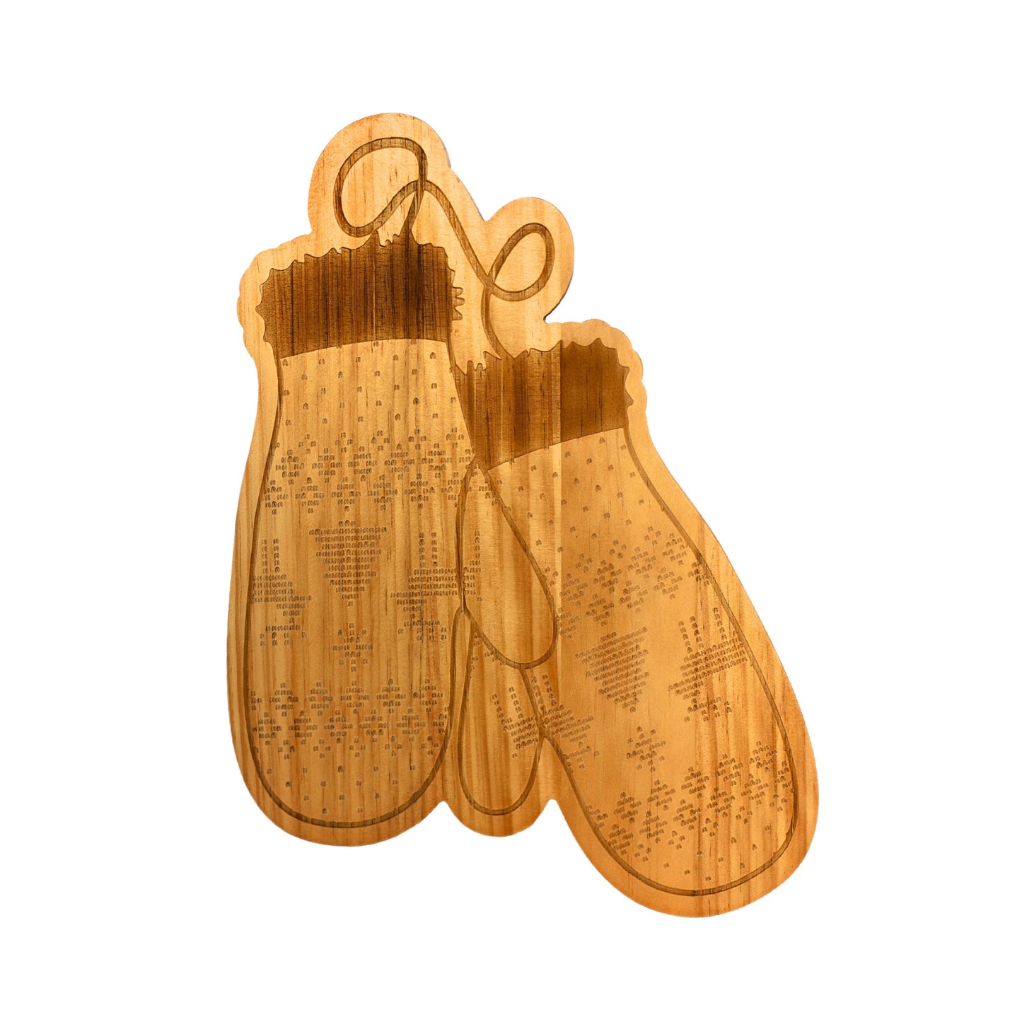 Mittens Wood Board - 10.75" x 15.75" by Creative Gifts