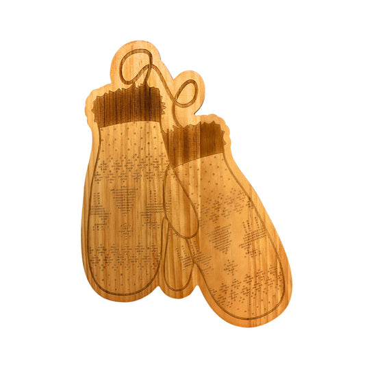 Mittens Wood Board - 10.75" x 15.75" by Creative Gifts