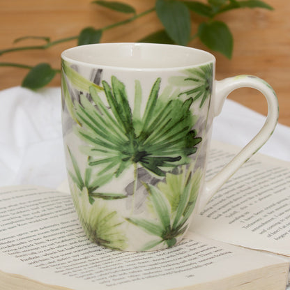 Set Of Four Tropical Season Series Ceramic Mugs by Izhar Studio- CA