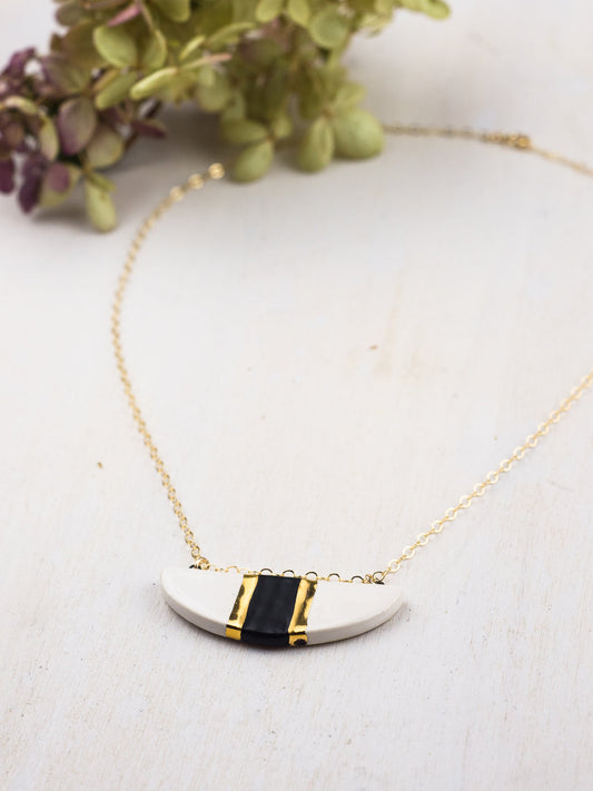 Half Moon Necklace by Ash & Rose