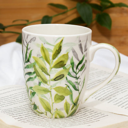 Set Of Four Tropical Season Series Ceramic Mugs by Izhar Studio- CA