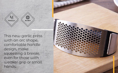 Stainless Steel Garlic Press by Choixe