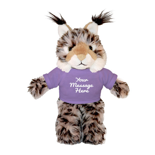 Soft Plush Wild Cat (Lynx) with Tee by Plushland