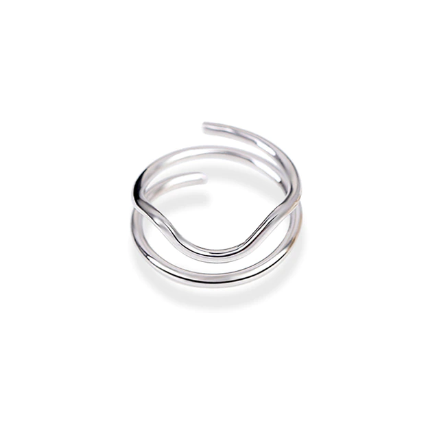 Minimalistic Nail Cuff Ring by Fashion Hut Jewelry