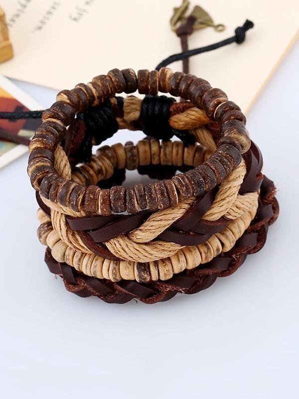 Punk Braided Vintage  Bracelet Accessories by migunica