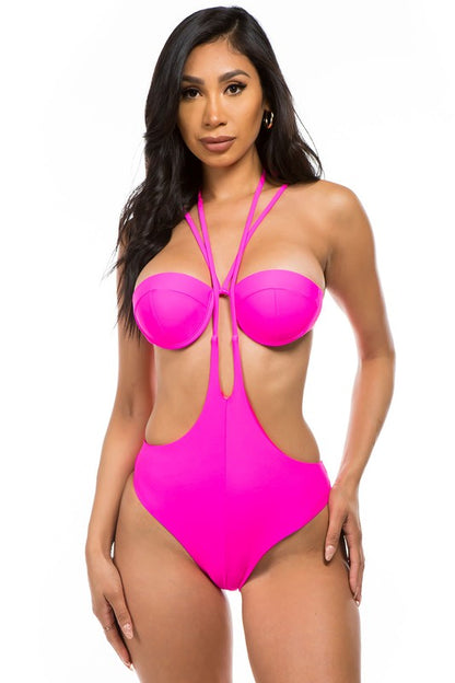 ONE-PIECE FASHIONABLE BATHING SUIT