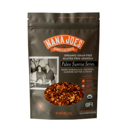 Nana Joes - 'Paleo Sunrise Series' Organic Granola Blend w/ Hu Chocolate (8OZ) by The Epicurean Trader