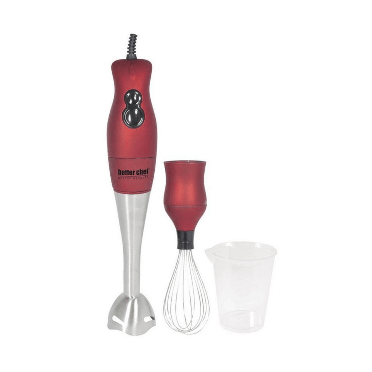 Better Chef 200W DualPro Immersion Blender Hand-Mixer with Cup and Beater by Jupiter Gear Home