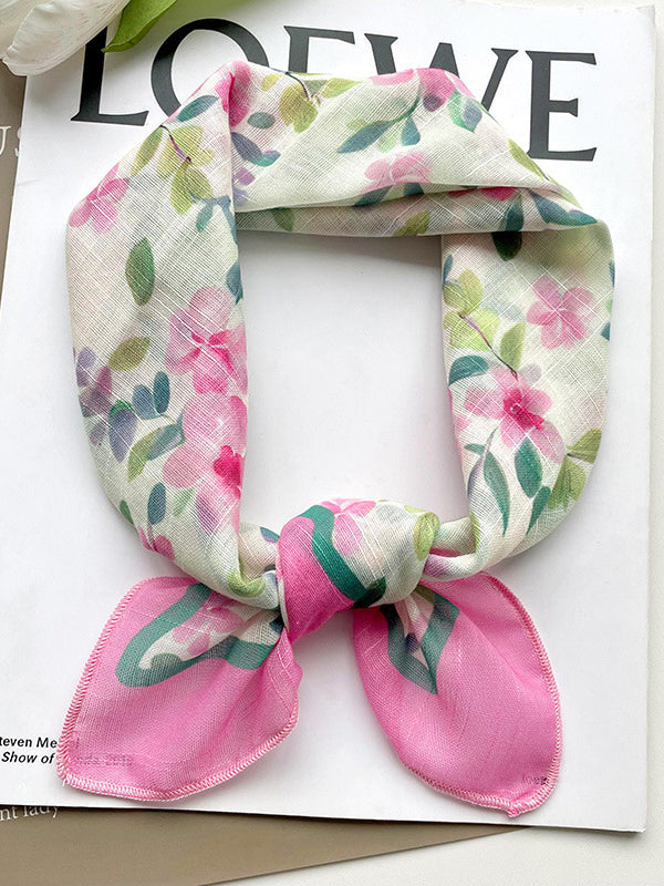 Floral Printed Scarf by migunica