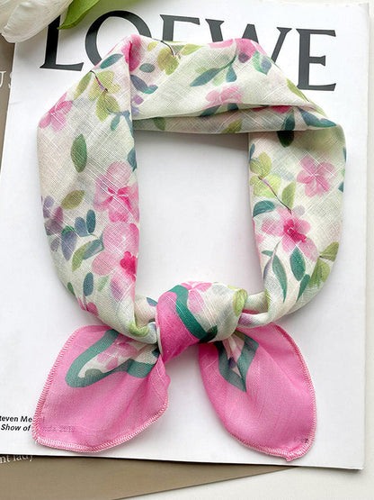 Floral Printed Scarf by migunica