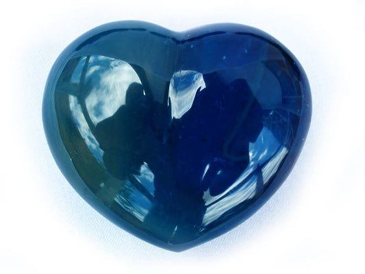 Valentines Gift Blue Agate Decorative Hearts- sold per piece by OMSutra