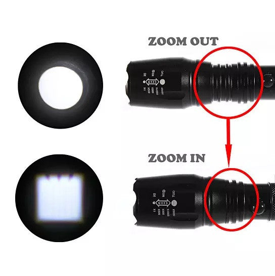 Zoom In A Flash Your Big Flash Light In Small Footprint + Bonus Bike Mount Free by VistaShops