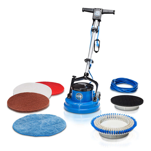 Prolux Core 15" Heavy Duty Single Pad Commercial Polisher Floor Buffer Machine Scrubber Loaded Version by Prolux Cleaners