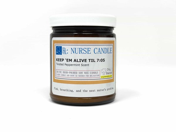 Nurse Candles - 50 Hour Burn Time Soy Wax Candles