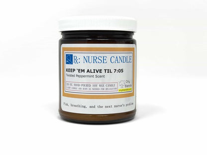 Nurse Candles - 50 Hour Burn Time Soy Wax Candles