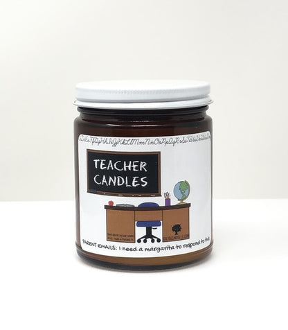 Teacher Candles - 50 Hour Burn Time - Sampler of 6