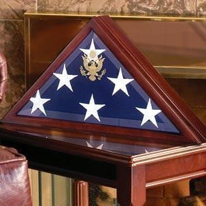 Veteran Flag Display Case, USA Burial Flag by The Military Gift Store