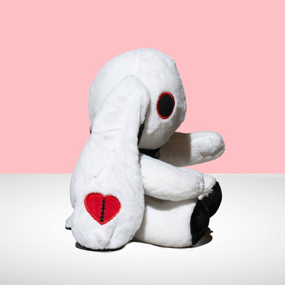 Whitchy - Dark Punk Rabbit Plush Toy (White) by Plushy Planet