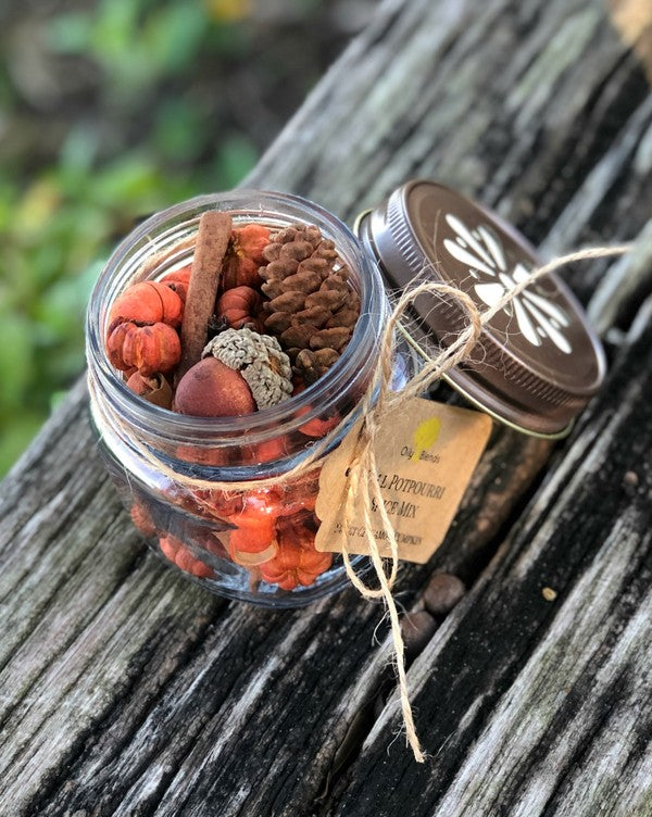 Spiced Pumpkin Potpourri in Jars