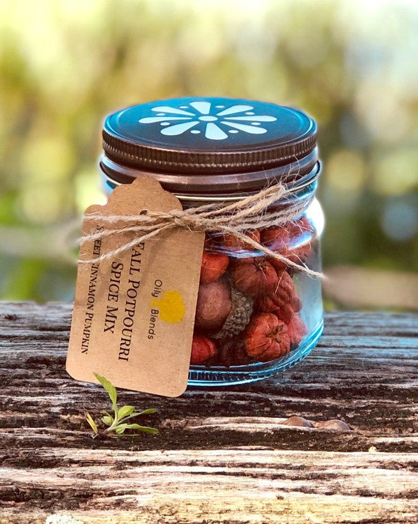 Spiced Pumpkin Potpourri in Jars