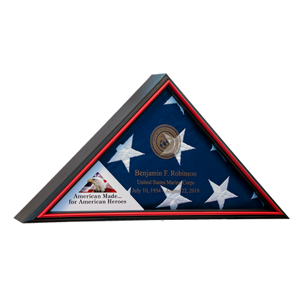 Tributary Flag Case - Air Force Flag Display Case by The Military Gift Store