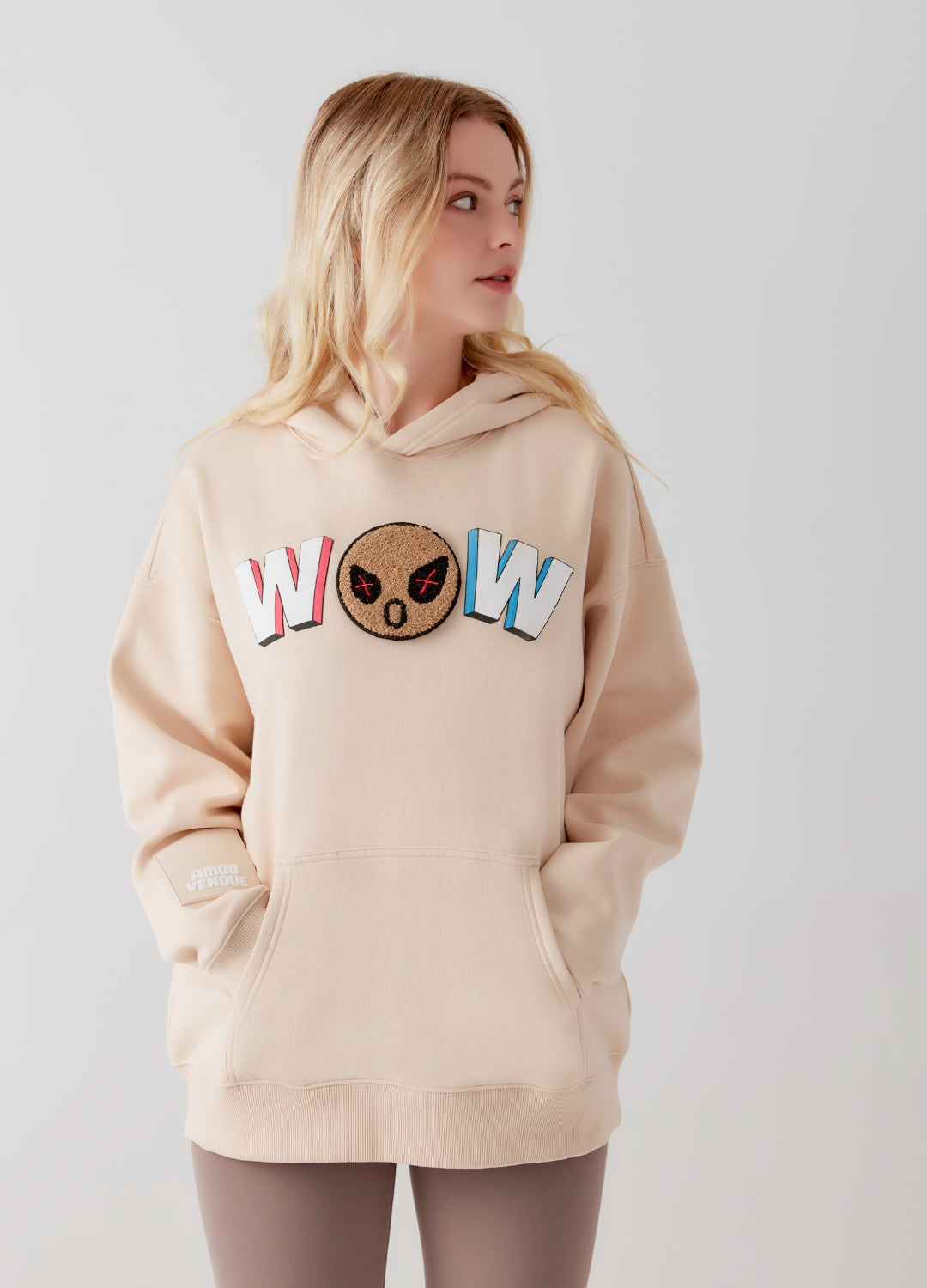 WOW  "Mood" Emoji Hoodie by Amoo