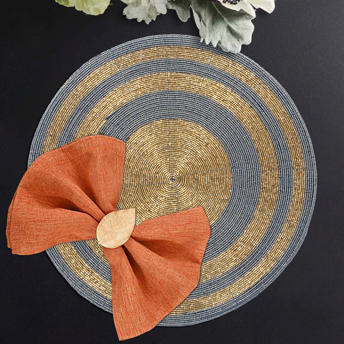 The Letendre Beaded Placemats by Decozen