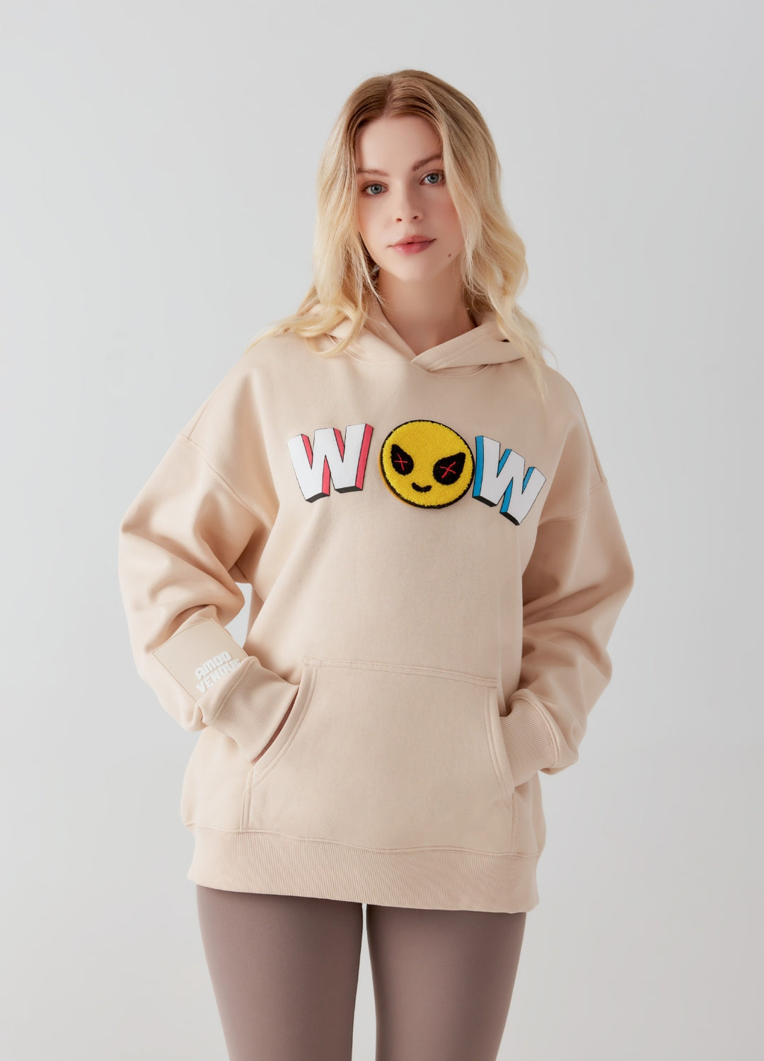 WOW  "Mood" Emoji Hoodie by Amoo