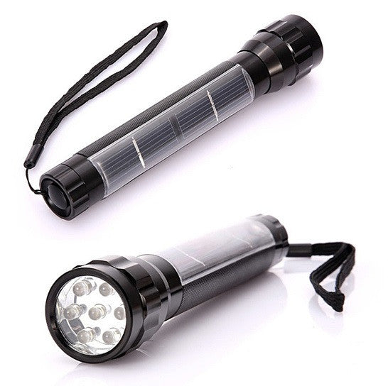 Solar LED Flash Light Never Need Batteries by VistaShops