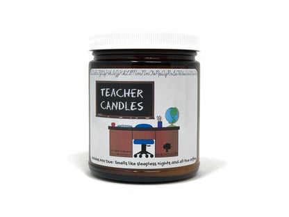 Mini Teacher Candles - 25 Hour Burn Time Soy Wax