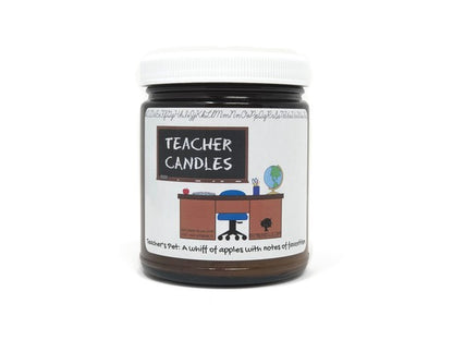 Teacher Candles - 25 Hour Burn Time - Sampler of 6