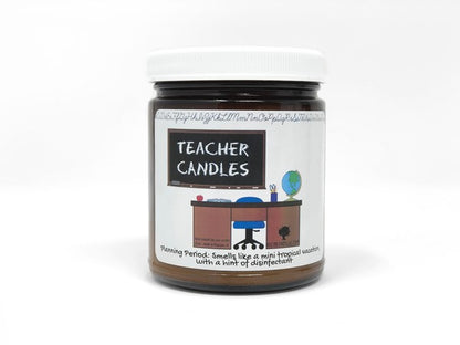 Mini Teacher Candles - 25 Hour Burn Time Soy Wax