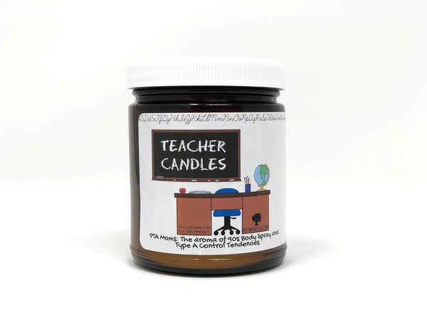 Teacher Candles - 25 Hour Burn Time - Sampler of 6