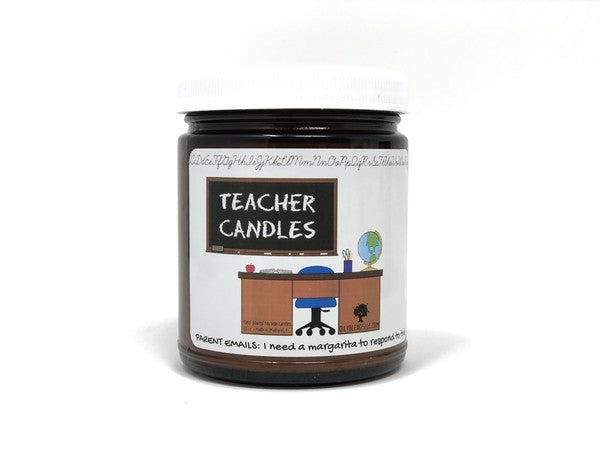 Teacher Candles - 25 Hour Burn Time - Sampler of 6