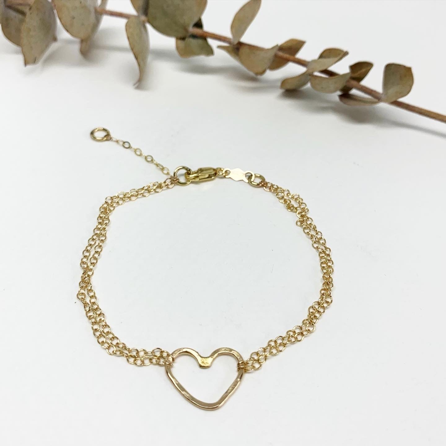 Heart Charm Bracelet by Jennifer Cervelli Jewelry