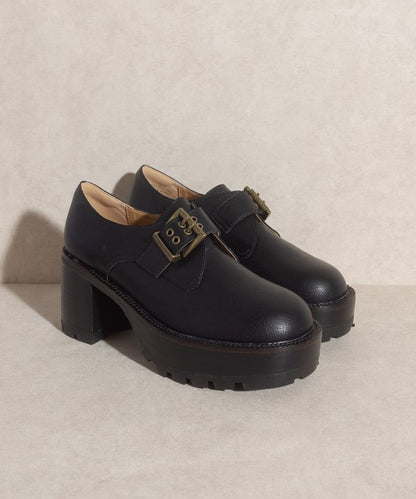 OASIS SOCIETY Sarah - Buckled Platform Loafers