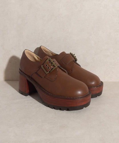 OASIS SOCIETY Sarah - Buckled Platform Loafers