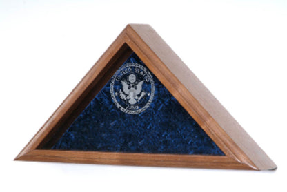 Veteran Flag Display Case- Large flag for 5ft x 9 ft flag. by The Military Gift Store