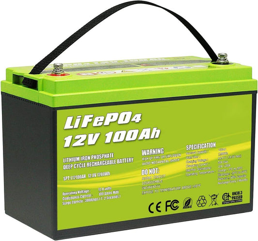 12V 100Ah LiFePO4 Deep Cycle Lithium Battery by ACOPOWER