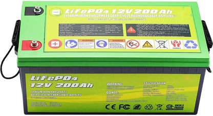 12V 200Ah LiFePO4 Deep Cycle Lithium Battery by ACOPOWER