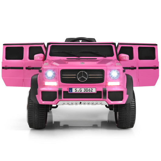 12V Licensed Mercedes-Benz Kids Ride On Car-Pink by VYSN