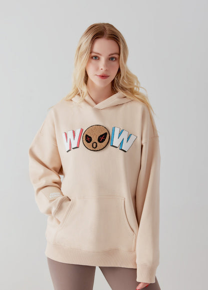 WOW  "Mood" Emoji Hoodie by Amoo