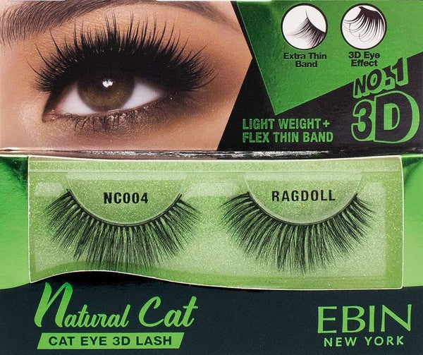 Ebin New York 3D Natural Cat Eyelashes