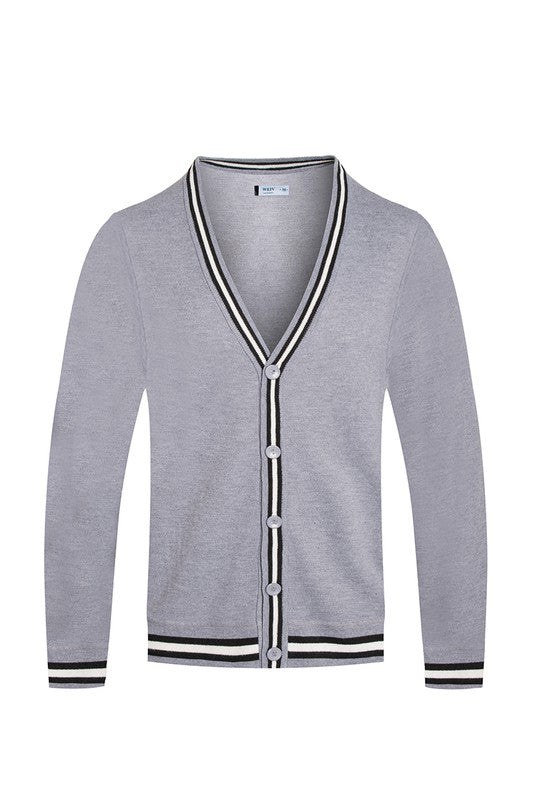 Tow Stripes Cardigan by BlakWardrob