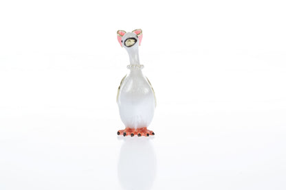 White Goose Trinket Box by Keren Kopal