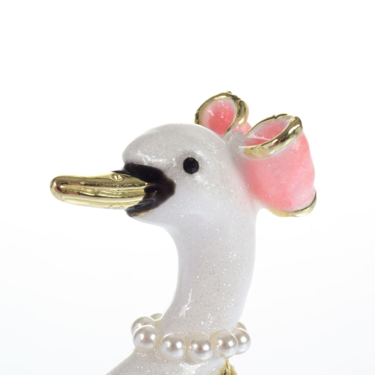 White Goose Trinket Box by Keren Kopal